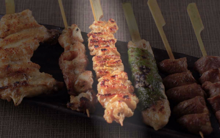 鶏皮焼き